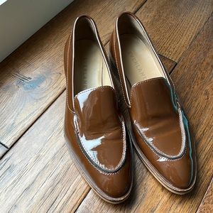 Everlane Patent Brown Loafers
